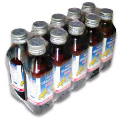 Energy Drink Commando Bear Brand in Glass Bottle Pack 10