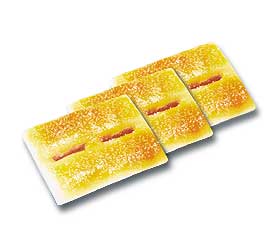 daddy ken puff pastry with sugar long or heart shape