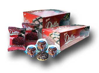 dotto chocolate flavoured marshmallow biscuit