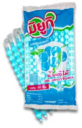 Tube Syrup Fruit Drink with Carrageenan Blueberry Flavour Miyuki Brand