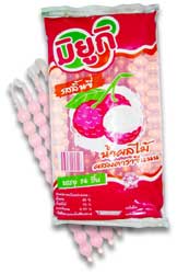 Tube Syrup Fruit Drink with Carrageenan Lychee Flavour Miyuki Brand